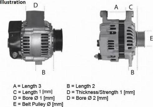 Lucas Electrical LRA01016 - Генератор unicars.by