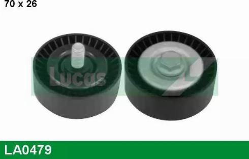 Lucas Engine Drive LA0479 - Ролик, поликлиновый ремень unicars.by