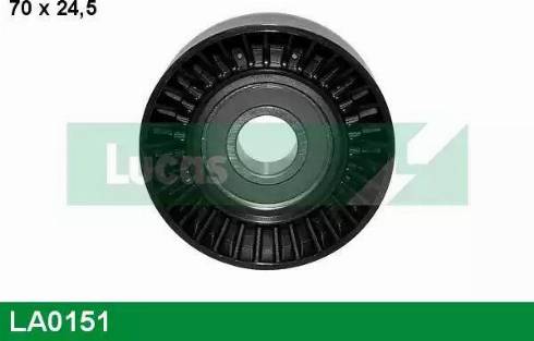 Lucas Engine Drive LA0151 - Ролик, поликлиновый ремень unicars.by