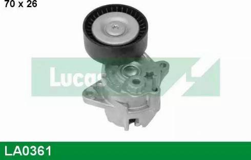 Lucas Engine Drive LA0361 - Натяжитель, поликлиновый ремень unicars.by