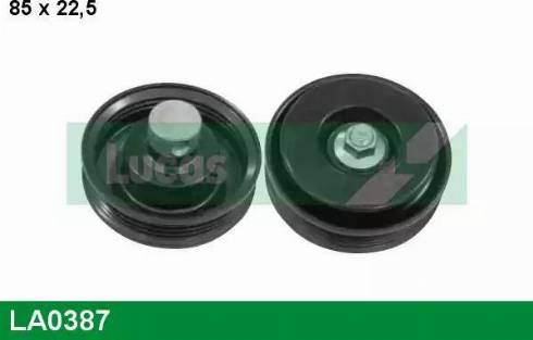 Lucas Engine Drive LA0387 - Ролик, поликлиновый ремень unicars.by