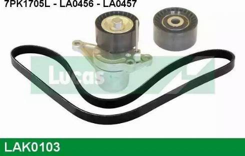 Lucas Engine Drive LAK0103 - Поликлиновый ременный комплект unicars.by