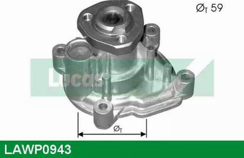 Lucas Engine Drive LAWP0943 - Водяной насос unicars.by