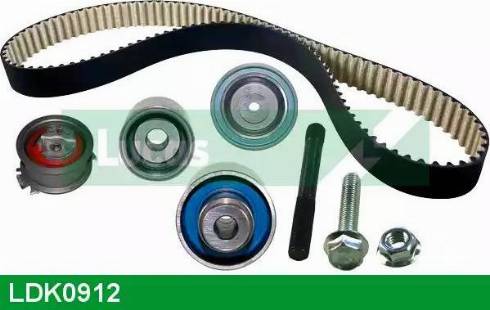 Lucas Engine Drive LDK0912 - Комплект зубчатого ремня ГРМ unicars.by