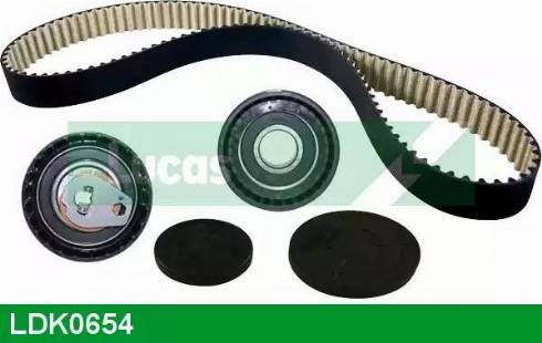 Lucas Engine Drive LDK0654 - Комплект зубчатого ремня ГРМ unicars.by