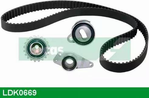 Lucas Engine Drive LDK0669 - Комплект зубчатого ремня ГРМ unicars.by