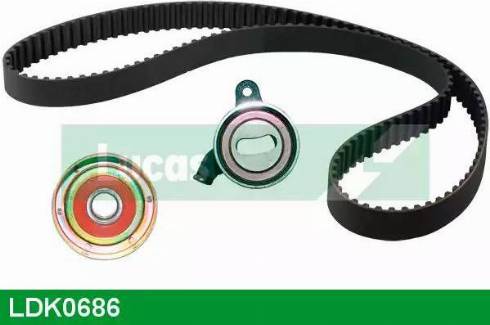 Lucas Engine Drive LDK0686 - Комплект зубчатого ремня ГРМ unicars.by