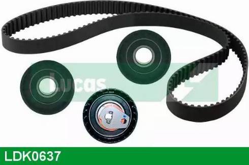 Lucas Engine Drive LDK0637 - Комплект зубчатого ремня ГРМ unicars.by