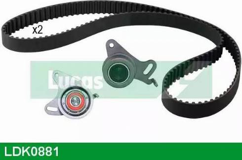 Lucas Engine Drive LDK0881 - Комплект зубчатого ремня ГРМ unicars.by