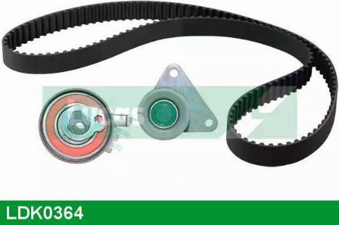 Lucas Engine Drive LDK0364 - Комплект зубчатого ремня ГРМ unicars.by