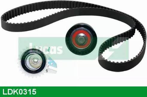 Lucas Engine Drive LDK0315 - Комплект зубчатого ремня ГРМ unicars.by