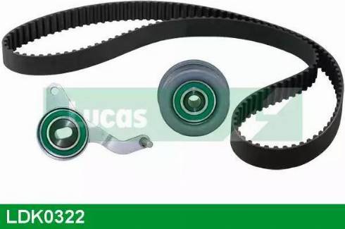 Lucas Engine Drive LDK0322 - Комплект зубчатого ремня ГРМ unicars.by