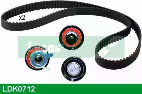 Lucas Engine Drive LDK0712 - Комплект зубчатого ремня ГРМ unicars.by