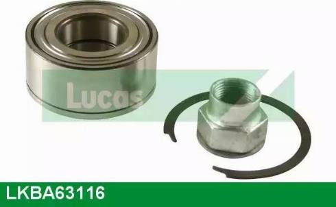 Lucas Engine Drive LKBA63116 - Комплект подшипника ступицы колеса unicars.by