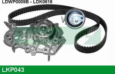 Lucas Engine Drive LKP043 - Водяной насос + комплект зубчатого ремня ГРМ unicars.by