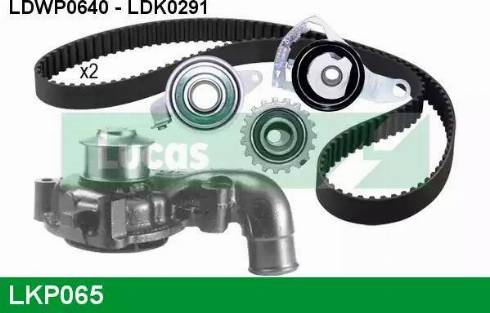 Lucas Engine Drive LKP065 - Водяной насос + комплект зубчатого ремня ГРМ unicars.by