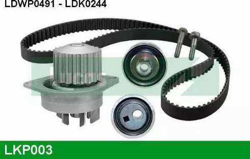 Lucas Engine Drive LKP003 - Водяной насос + комплект зубчатого ремня ГРМ unicars.by