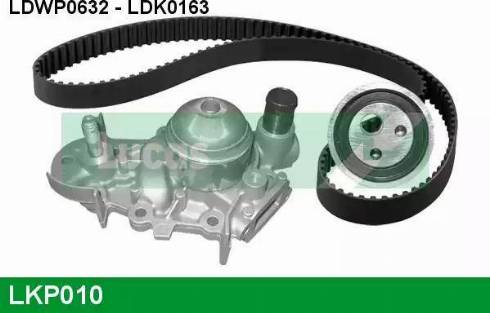 Lucas Engine Drive LKP010 - Водяной насос + комплект зубчатого ремня ГРМ unicars.by