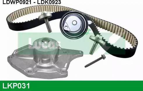 Lucas Engine Drive LKP031 - Водяной насос + комплект зубчатого ремня ГРМ unicars.by