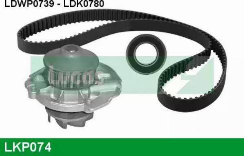 Lucas Engine Drive LKP074 - Водяной насос + комплект зубчатого ремня ГРМ unicars.by