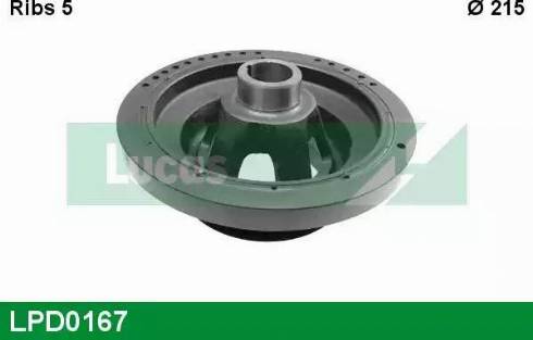 Lucas Engine Drive LPD0167 - Шкив коленчатого вала unicars.by