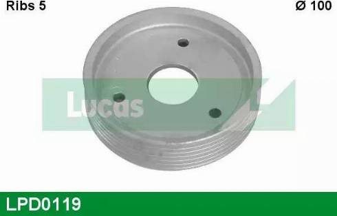 Lucas Engine Drive LPD0119 - Шкив насоса гидроусилителя unicars.by