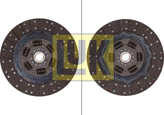 LUK 340 0049 12 - Диск сцепления, фрикцион unicars.by