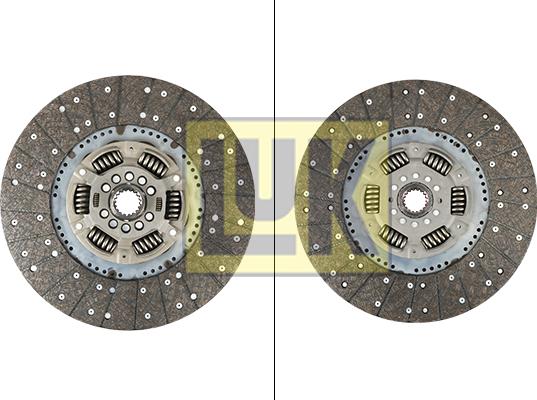 LUK 340 0075 10 - Диск сцепления, фрикцион unicars.by