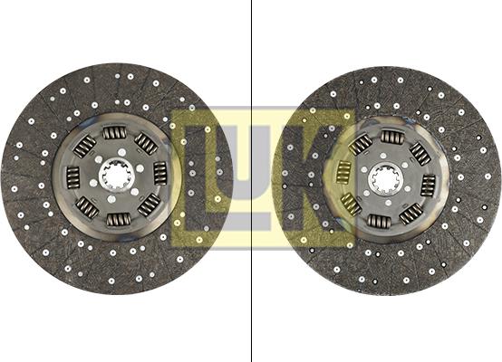 LUK 343 0061 10 - Диск сцепления, фрикцион unicars.by