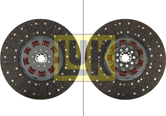 LUK 343 0010 10 - Диск сцепления, фрикцион unicars.by