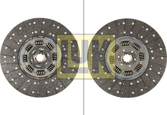 LUK 343 0081 10 - Диск сцепления, фрикцион unicars.by