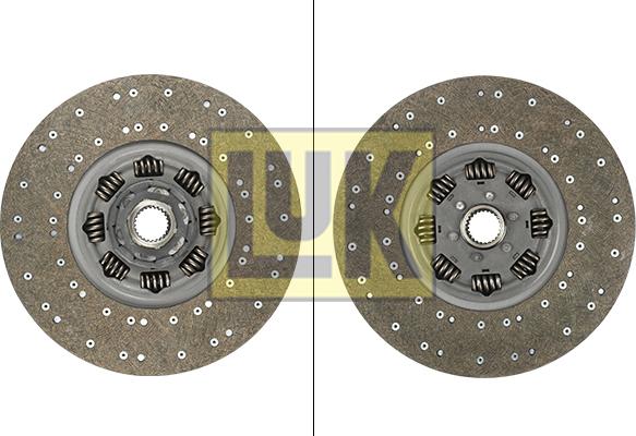 LUK 343 0198 10 - Диск сцепления, фрикцион unicars.by