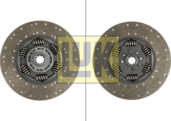 LUK 343 0193 10 - Диск сцепления, фрикцион unicars.by