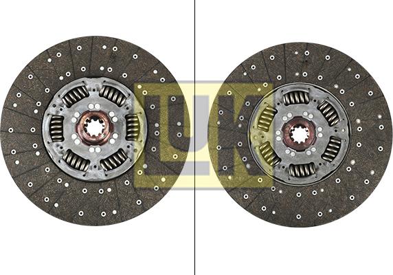 LUK 343 0197 10 - Диск сцепления, фрикцион unicars.by