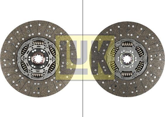 LUK 343 0150 10 - Диск сцепления, фрикцион unicars.by