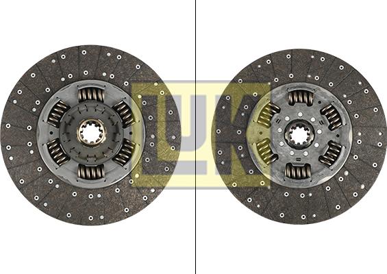 LUK 343 0187 10 - Диск сцепления, фрикцион unicars.by