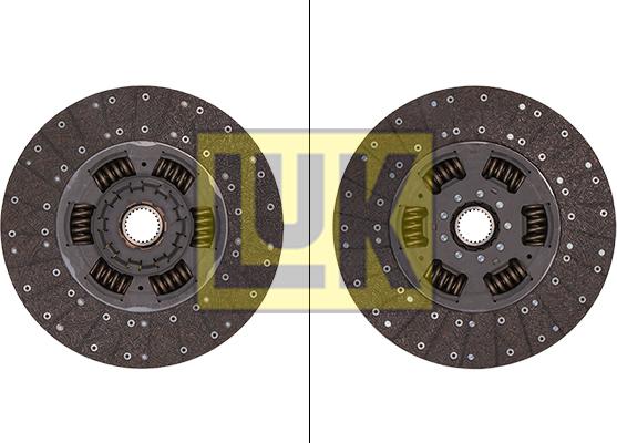 LUK 343 0139 10 - Диск сцепления, фрикцион unicars.by