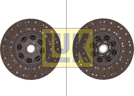 LUK 343 0138 20 - Диск сцепления, фрикцион unicars.by