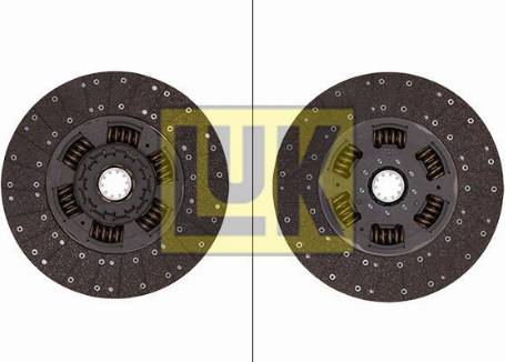 LUK 343 0207 10 - Диск сцепления, фрикцион unicars.by