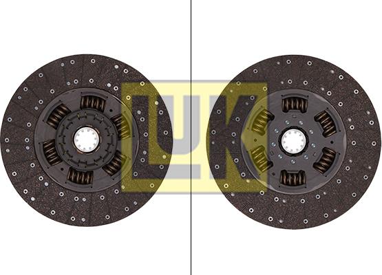 LUK 343 0211 10 - Диск сцепления, фрикцион unicars.by