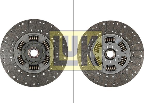 LUK 343 0256 10 - Диск сцепления, фрикцион unicars.by