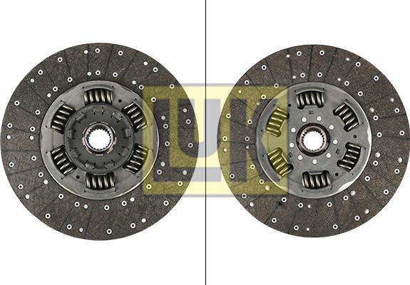 LUK 343 0252 10 - Диск сцепления, фрикцион unicars.by