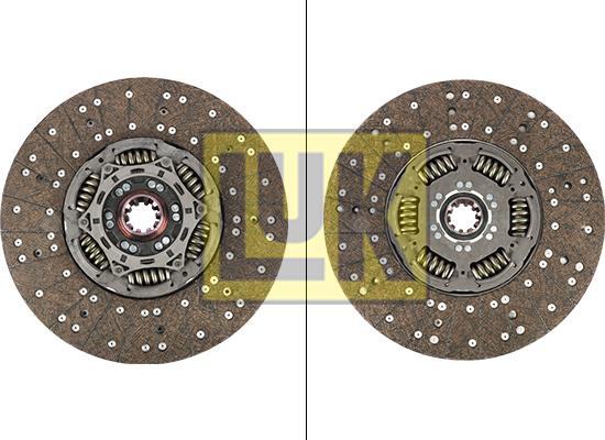 LUK 343 0264 10 - Диск сцепления, фрикцион unicars.by