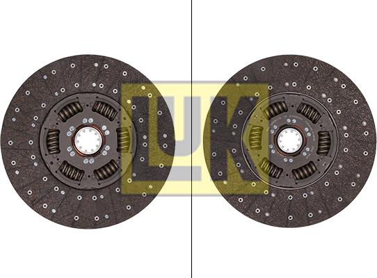 LUK 343 0204 10 - Диск сцепления, фрикцион unicars.by