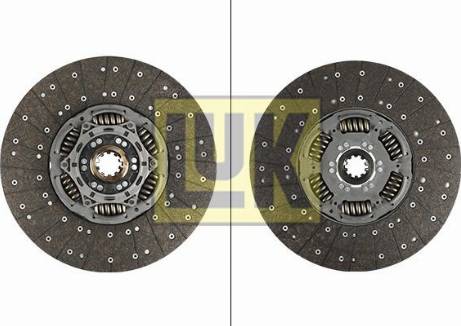 LUK 343 0208 10 - Диск сцепления, фрикцион unicars.by