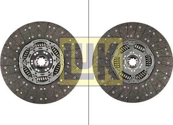 LUK 343 0202 10 - Диск сцепления, фрикцион unicars.by