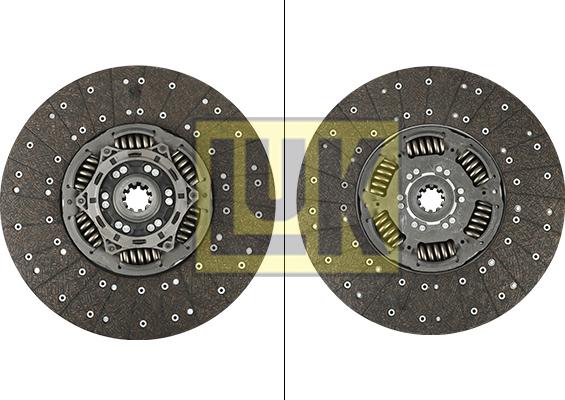 LUK 343 0215 10 - Диск сцепления, фрикцион unicars.by