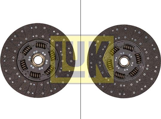 LUK 343 0210 10 - Диск сцепления, фрикцион unicars.by