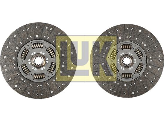 LUK 343 0217 10 - Диск сцепления, фрикцион unicars.by