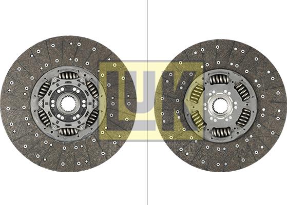 LUK 343 0238 10 - Диск сцепления, фрикцион unicars.by